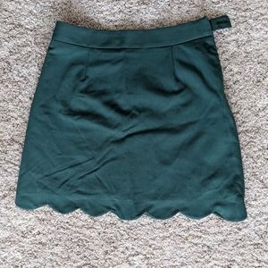 ASOS green mini skirt US 4